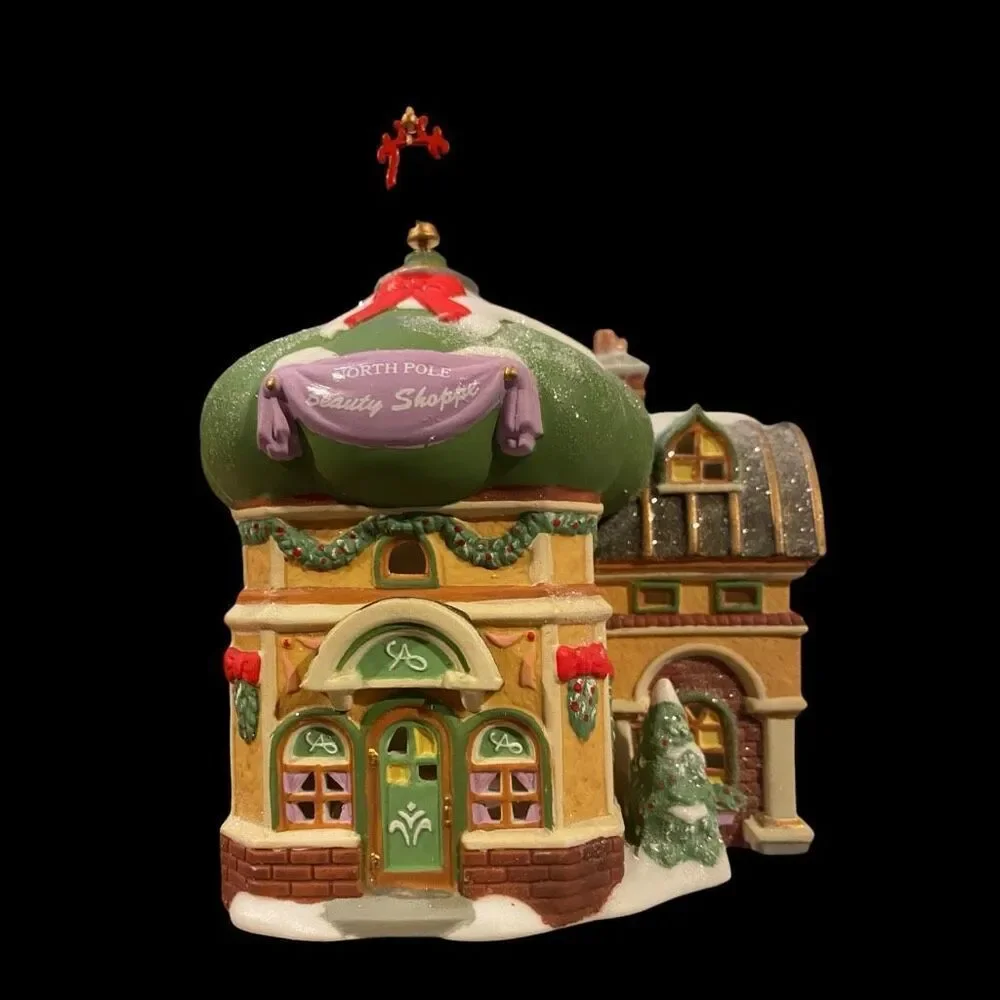Dept 56 Retired North Pole Series North Pole Beauty Shoppe 56-05733